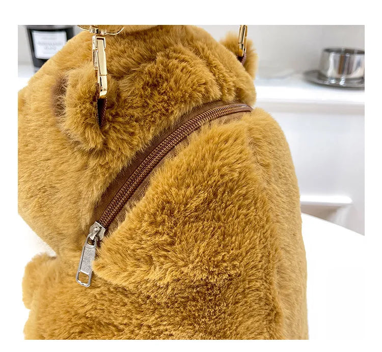 Kawaii Capybara Plush Backpack for Kids ATHLEXES