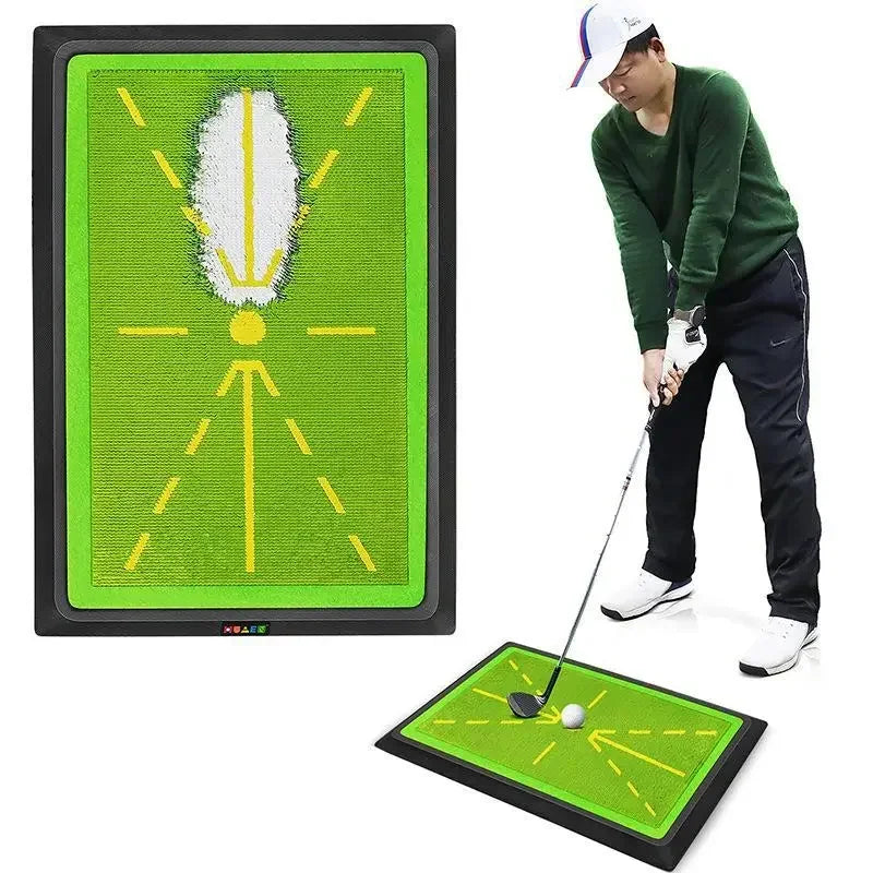 GolfStrike Training Mat for Perfecting Your Swing ATHLEXES