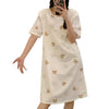 Chic Maternity Nightgown for Easy Breastfeeding ATHLEXES