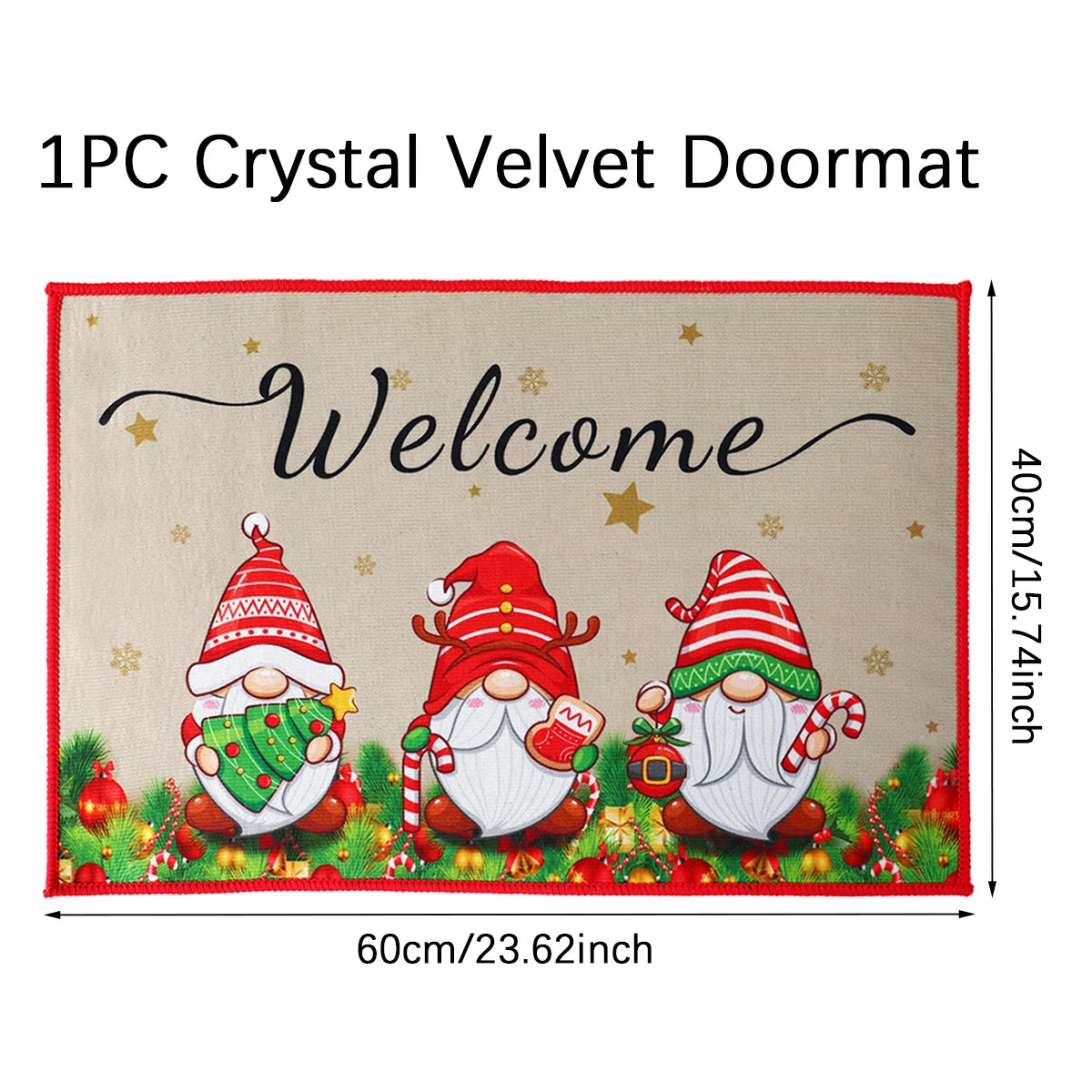 Santa Claus Holiday Outdoor Door Mat 2024 ATHLEXES