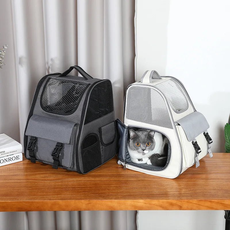 Big Space Cat Puppy Carrier Backpack Multifunctional Pet Double Shoulder Bags for Outdoor Walking Travelling transportin gato ATHLEXES