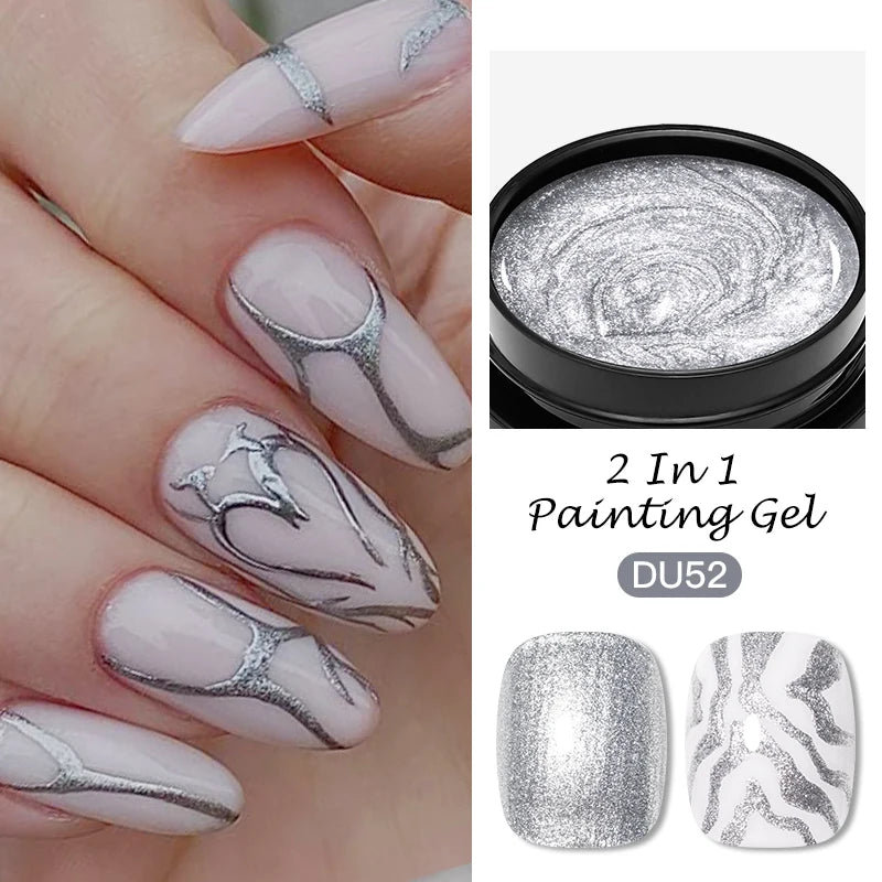 Mtssii 8ml Clear Nail Gel Art Extension & Carving Varnish ATHLEXES