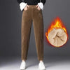 Plush Corduroy Harem Pants for Cozy Autumn Style ATHLEXES