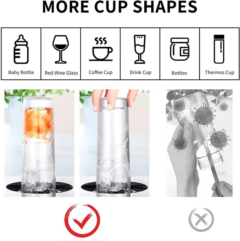 EcoClean Stainless Steel Cup Rinser ATHLEXES