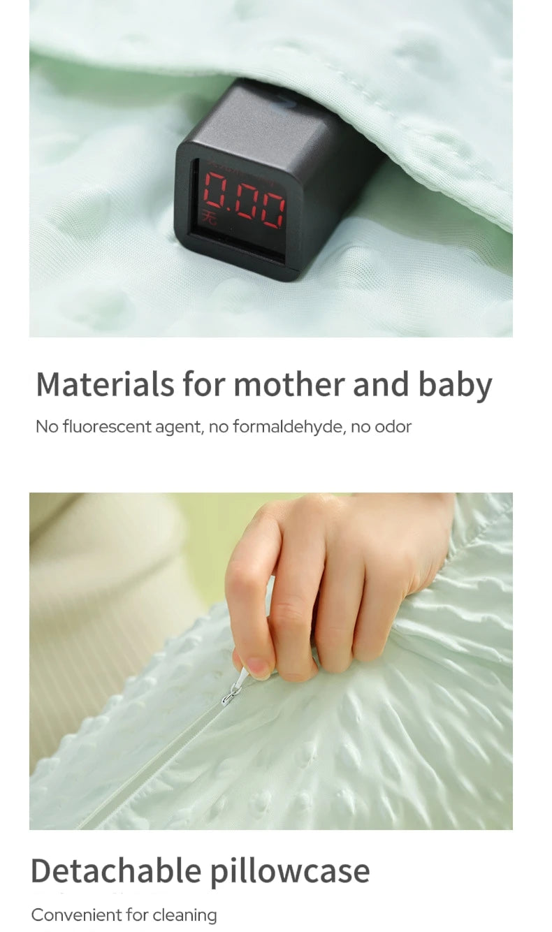 SilkComfort U-Shaped Pregnancy Pillow ATHLEXES