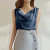 SilkCowl Elegant Satin Tank Top for Women ATHLEXES