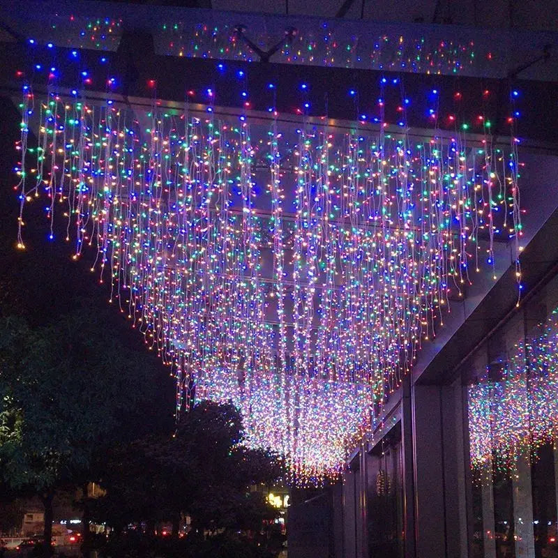 Enchanting LED Fairy Curtain Lights for Outdoor Decor ATHLEXES