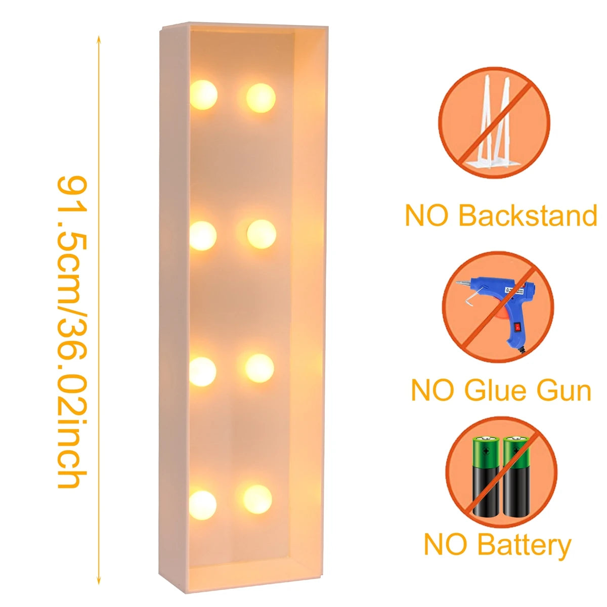 Giant LED Letter Light Box for Events & Decor ATHLEXES