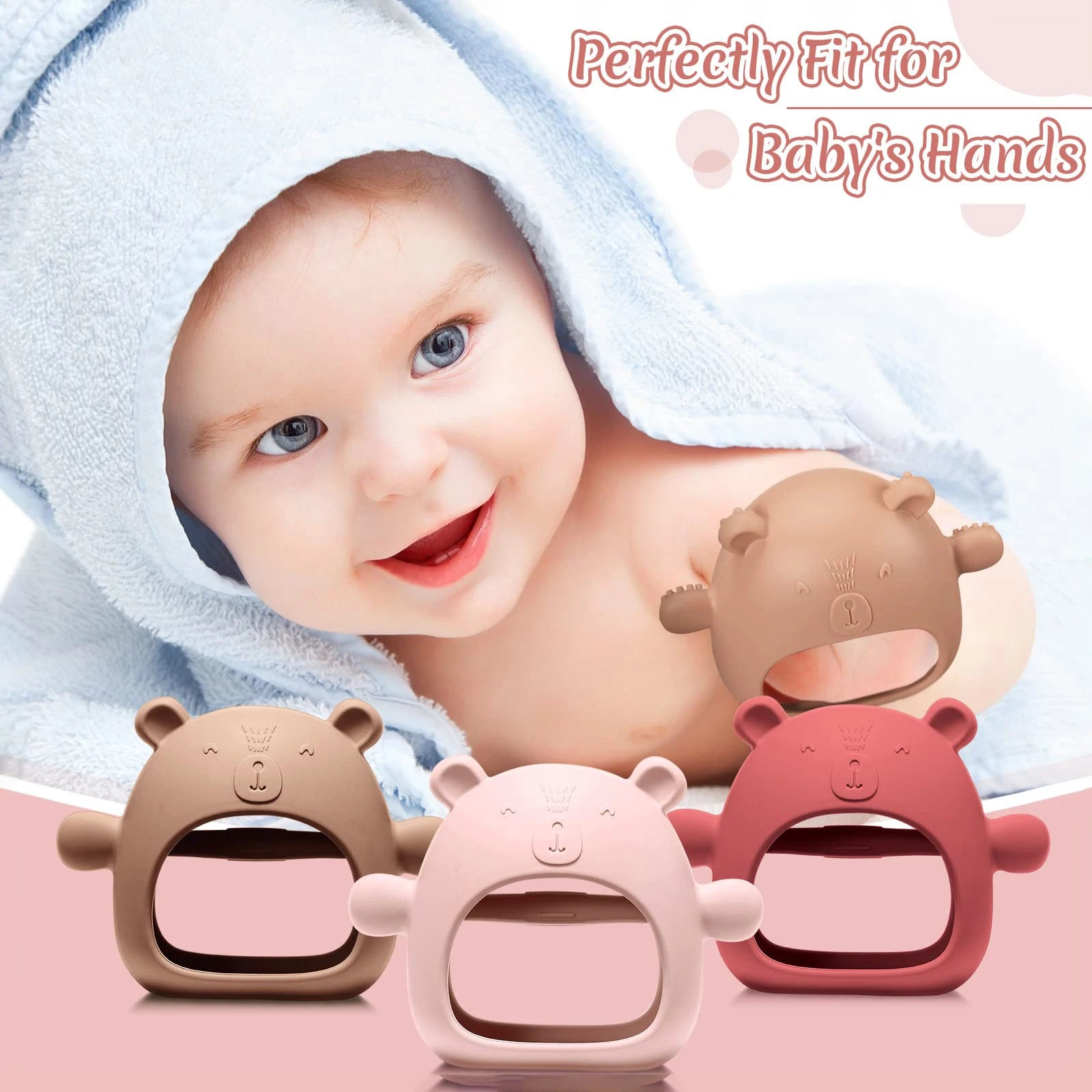 Bear Silicone Baby Teethers ATHLEXES