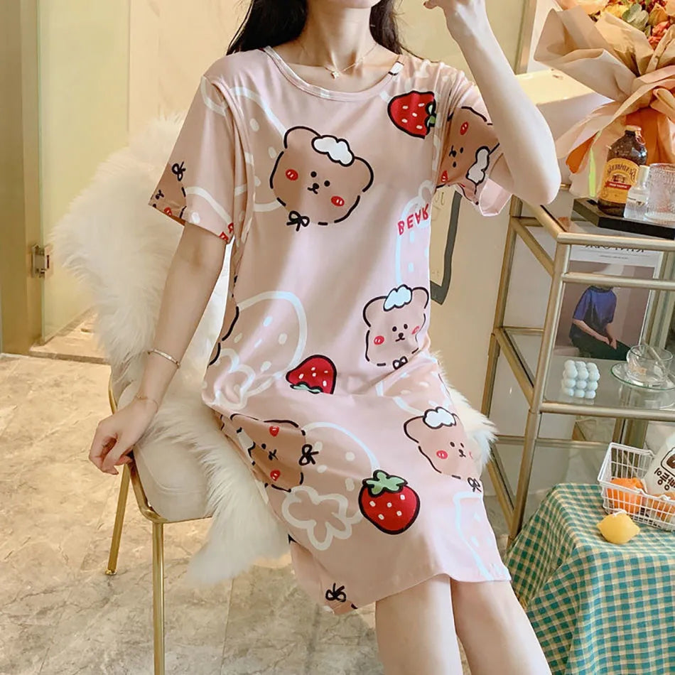Chic Maternity Nightgown for Easy Breastfeeding ATHLEXES