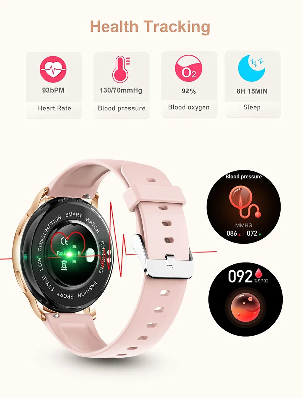 Xiaomi G35 Steel Smartwatch with Bluetooth Call ATHLEXES