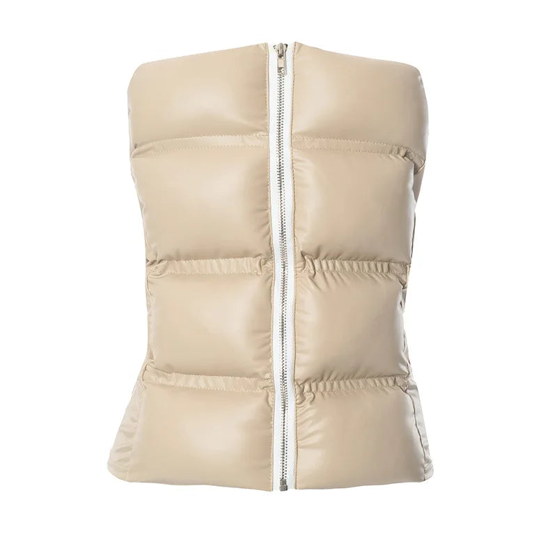 Goddess Glam Metallic Corset Top ATHLEXES