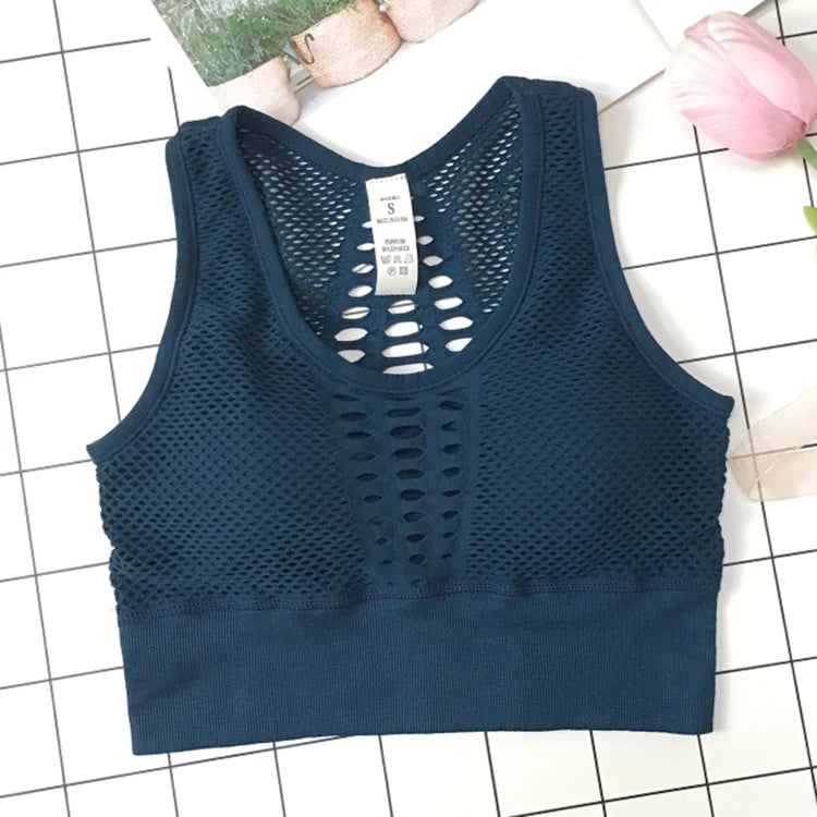QuickDry Backless Yoga Sports Bra Tank Top ATHLEXES