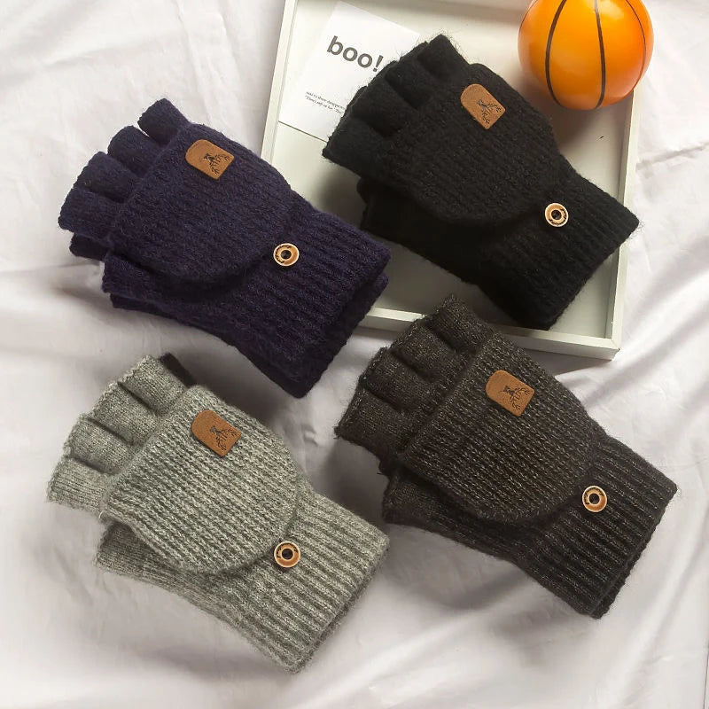CozyKnits Touch Screen Fingerless Gloves for Winter Warmth ATHLEXES