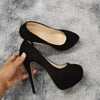 Stiletto Glam: 14cm Women’s Platform Pumps for Party & Wedding ATHLEXES