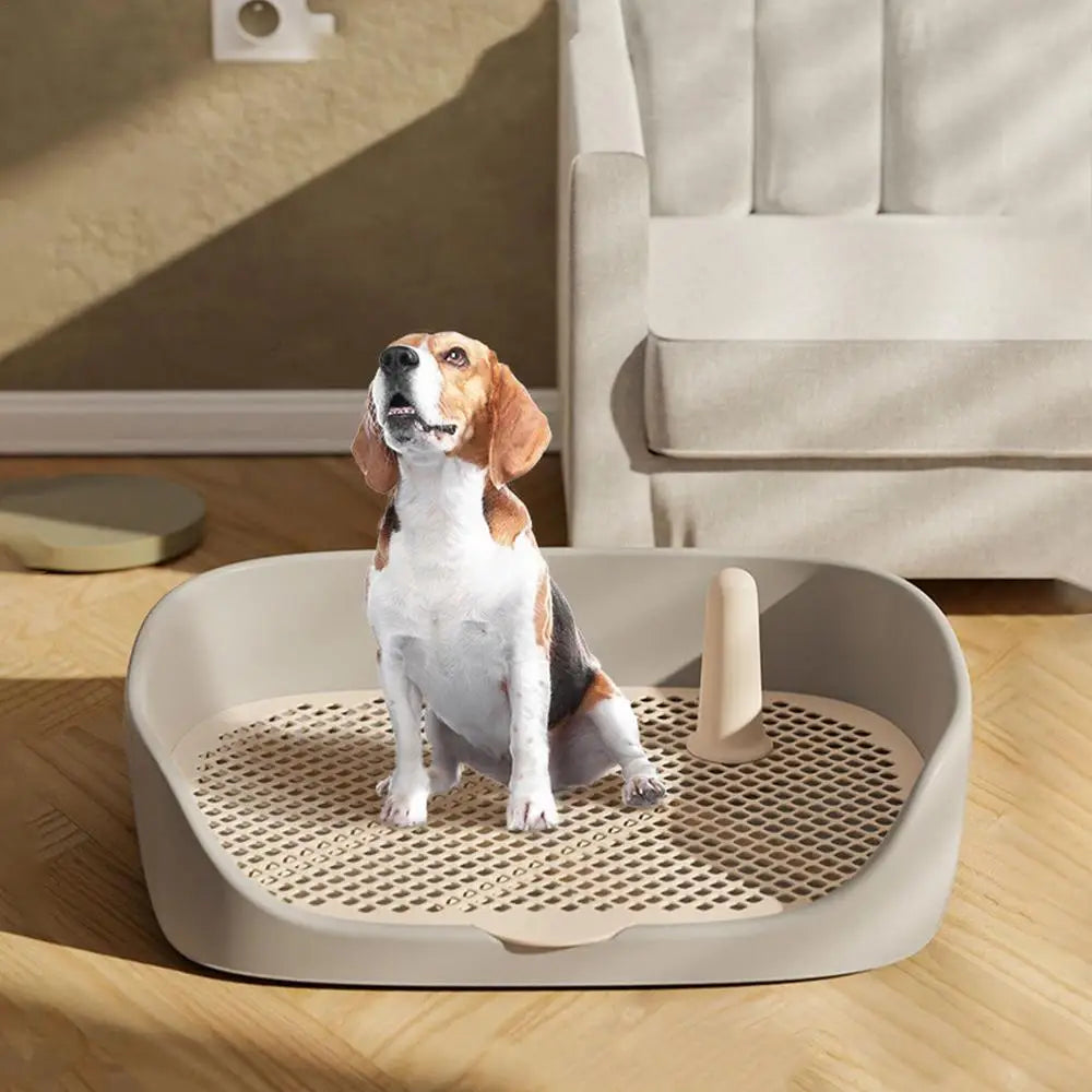 Training Toilet Pet Toilet for Small Dogs Cats Portable Dog Training Toilet Puppy Pad Holder Tray Pet Supplies Indoor Dog Potty ATHLEXES