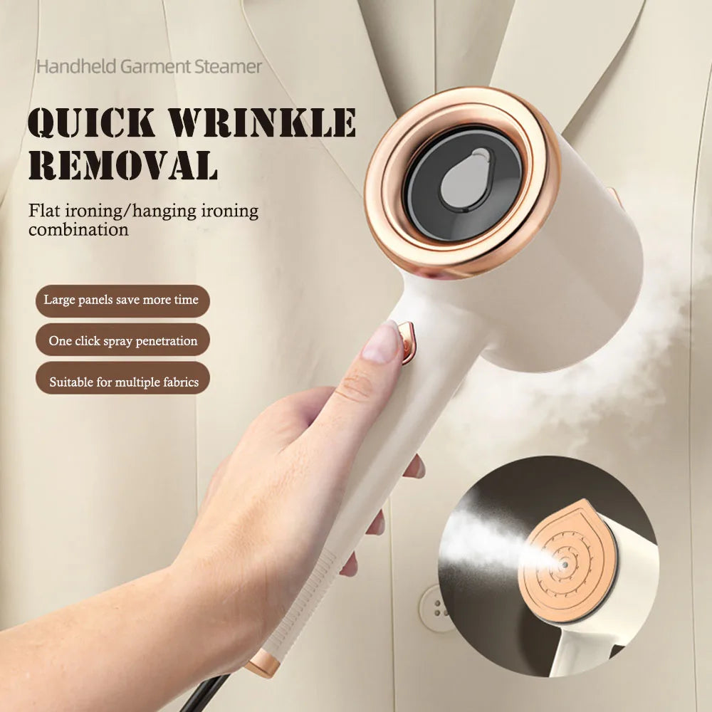 TravelPro Mini Garment Iron Steamer for Effortless Pressing ATHLEXES