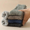 Retro Warm Wool Socks for Men - 5 Pairs ATHLEXES
