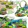 DinoTrack Electric Climbing Race Car Set for Kids ATHLEXES