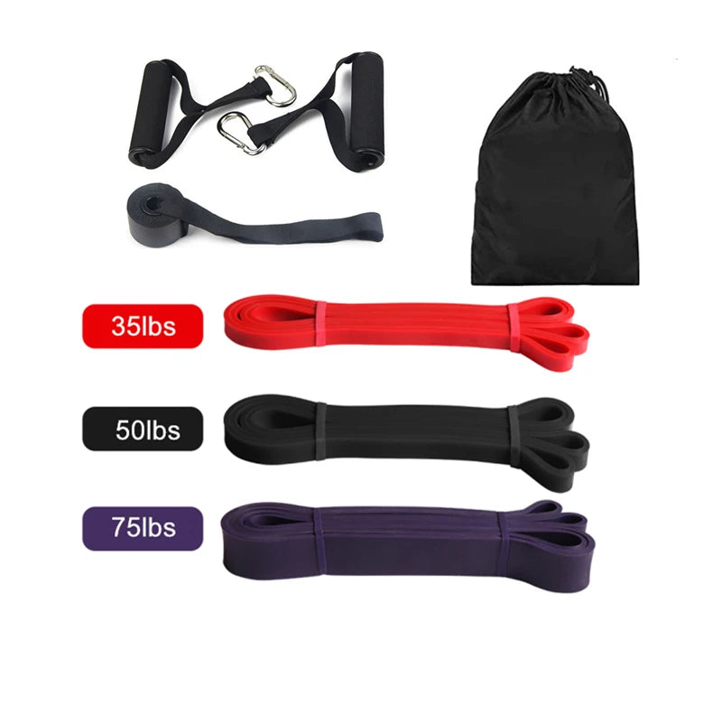 EliteFlex Latex Stretch Resistance Bands for Workouts ATHLEXES