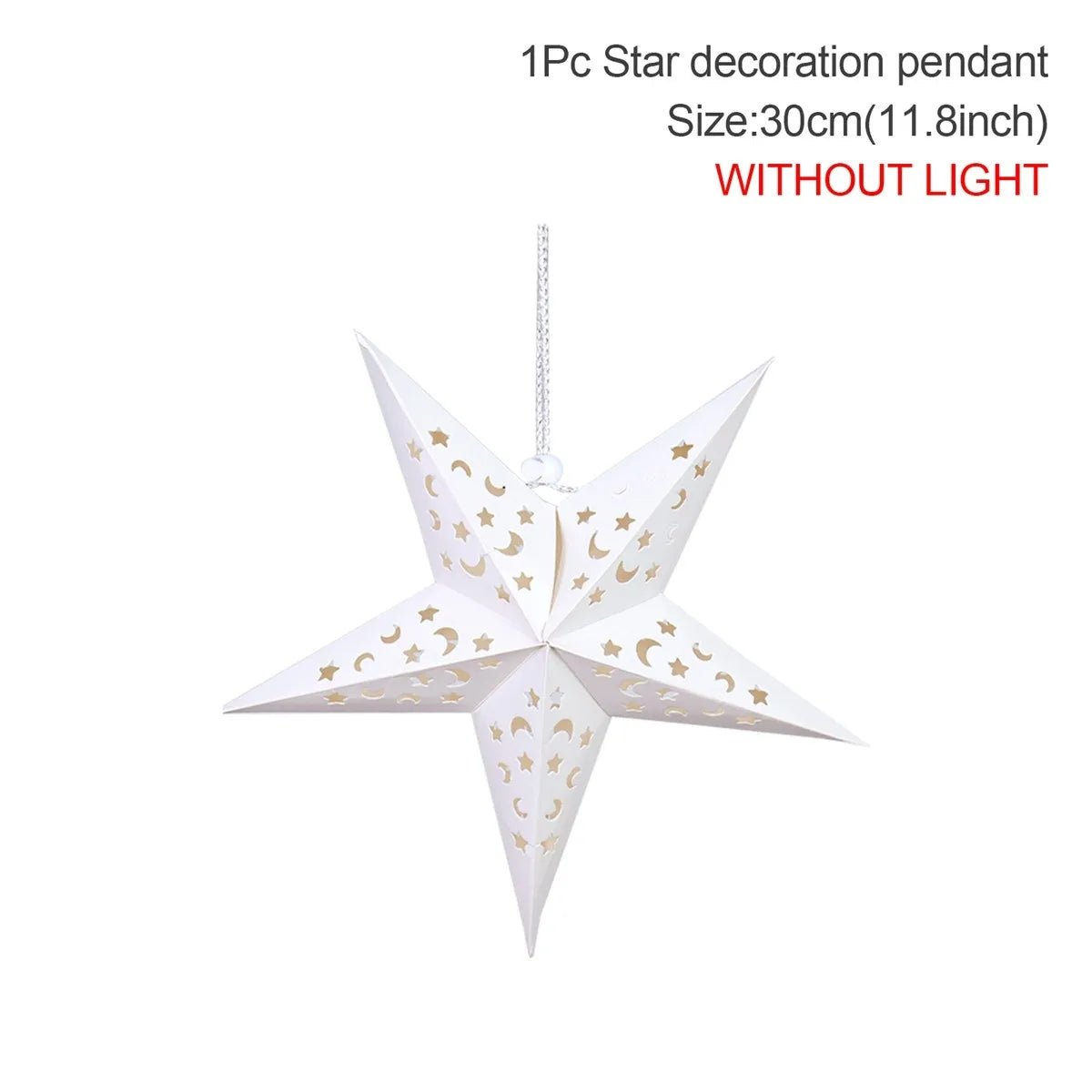 Eid Star Pendant: 30-75cm Festive Decor 2025 ATHLEXES