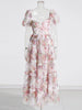Chic Floral Patchwork Mesh Dress for Women ATHLEXES