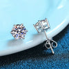 Classic Moissanite Diamond Stud Earrings ATHLEXES