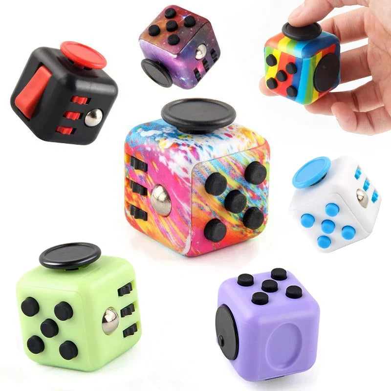 Colorful Fidget Dice for Stress Relief and Focus ATHLEXES