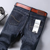 Classic Blue Black Stretch Denim Jeans for Men ATHLEXES