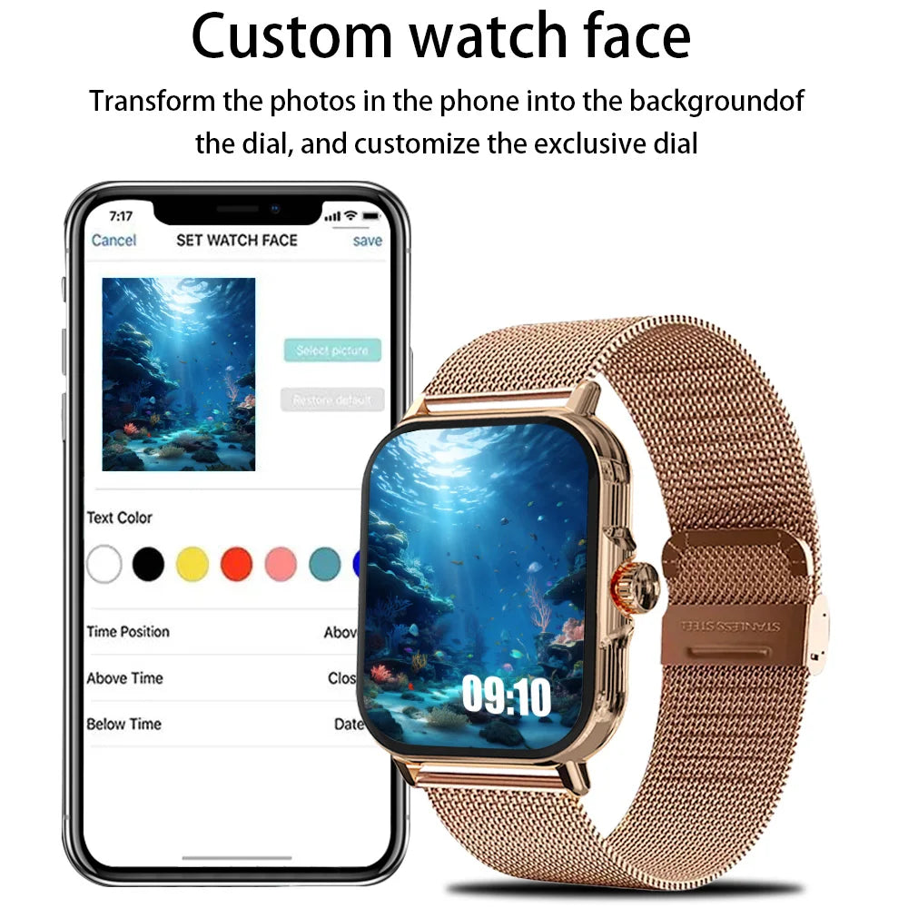 LAXASFIT 2024 Premium Smart Fitness Watch ATHLEXES