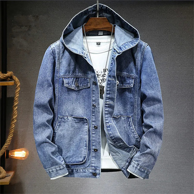 All-Weather Denim Hooded Jacket ATHLEXES