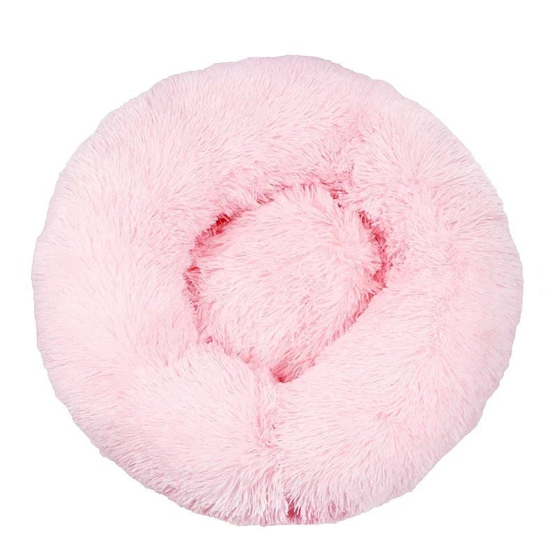 Plush Pet Bed Large Dogs Cats Soothing Round Mat Cozy Sleeping Pad Small Medium Animals Soft Cushion House 2024 New ATHLEXES