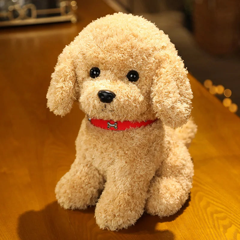 Realistic Teddy Dog Plush Toy for Kids ATHLEXES