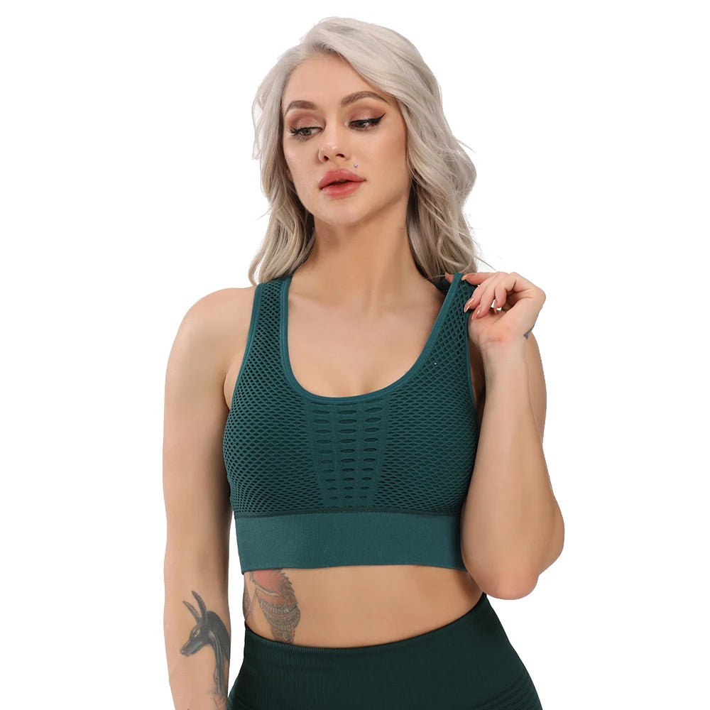 QuickDry Backless Yoga Sports Bra Tank Top ATHLEXES