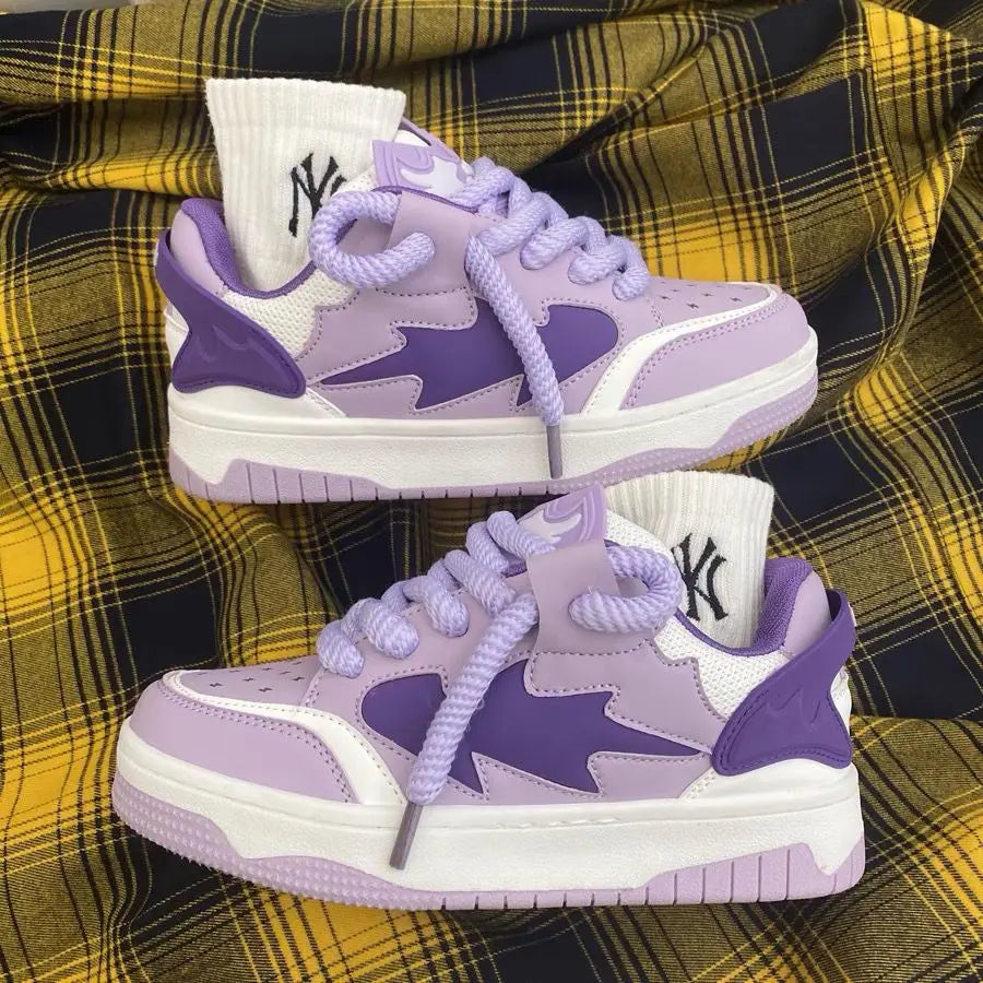 Retro Chic Contrast Sneakers for Women and Men ATHLEXES