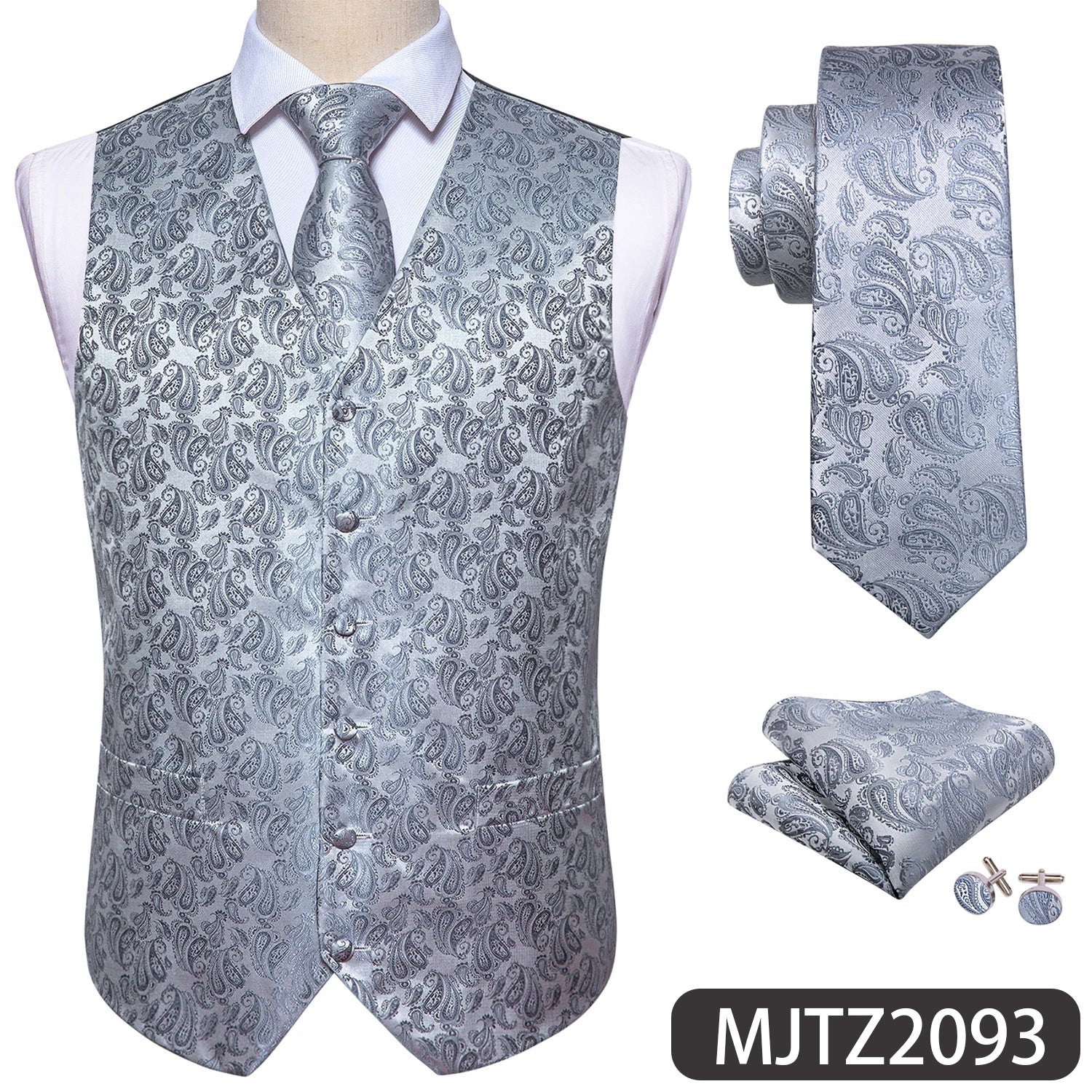 Silken Sophistication Vest Set ATHLEXES