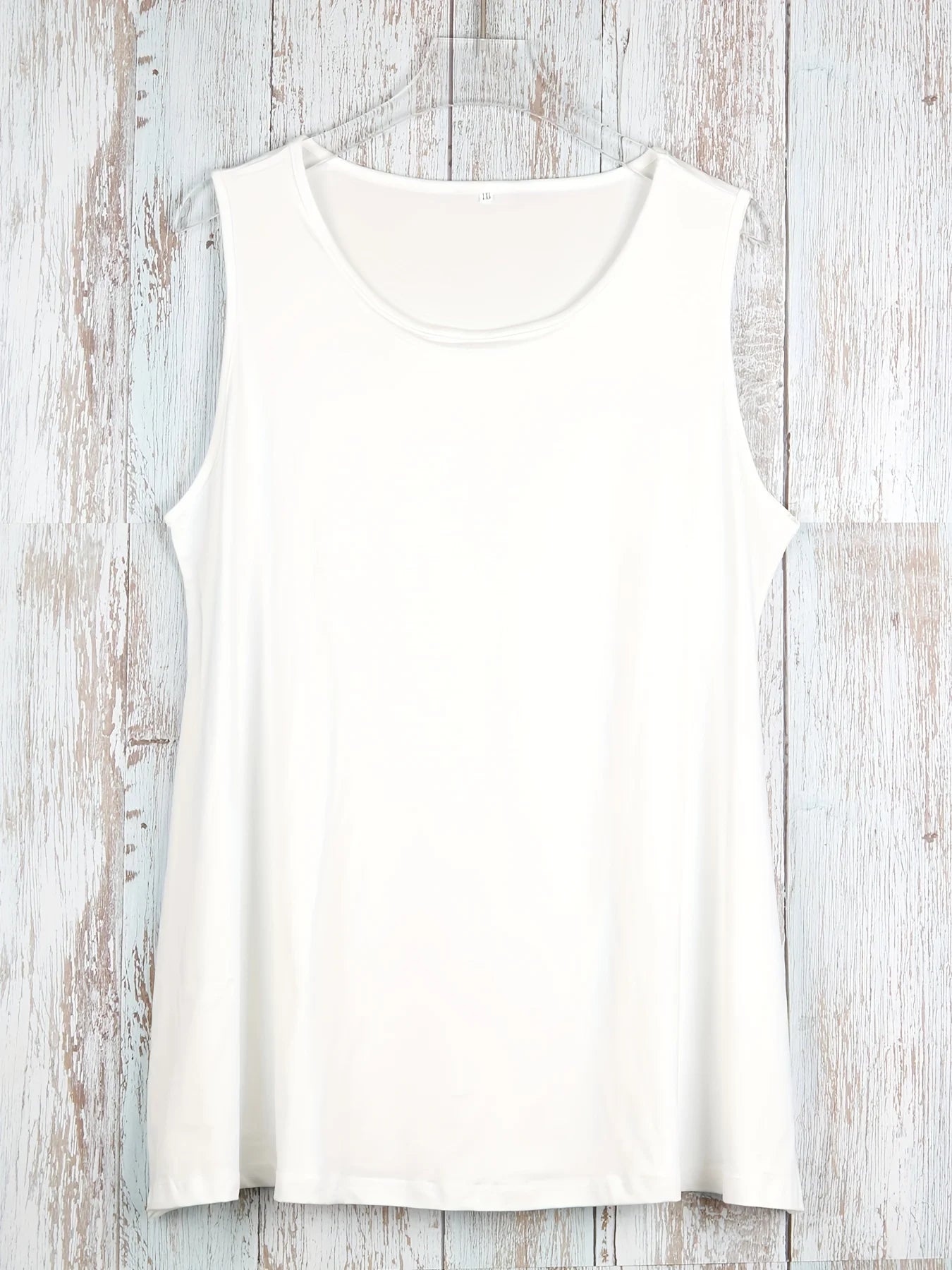 Plus Size Casual Crew Neck Sleeveless Tank Top ATHLEXES