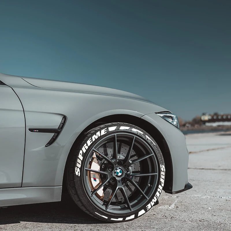 Custom 3D Tire Lettering Stickers for Your Car ATHLEXES