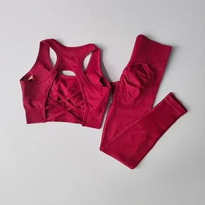 ElevateFit Women's Yoga Bra and Leggings Set ATHLEXES