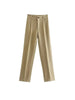 Chic High Waist Straight Leg Office Pants ATHLEXES