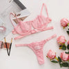Sexy Lingerie Woman Lace Transparent Underwear Bra Set ATHLEXES