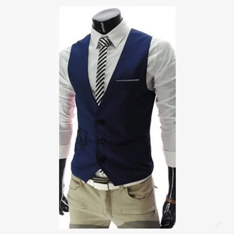 EliteFit Slim Menâ??s Formal Vest ATHLEXES