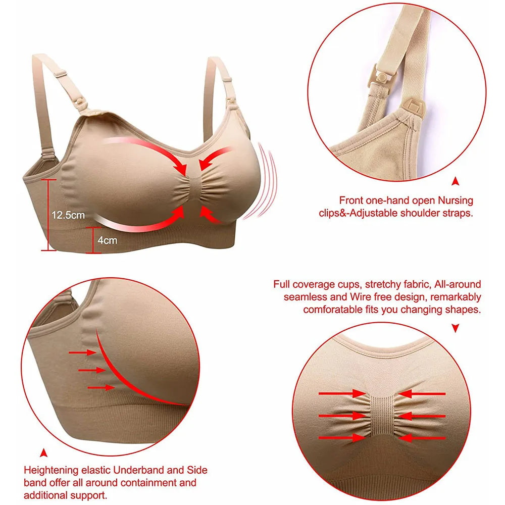 ComfortNest Wireless Nursing Bra ATHLEXES