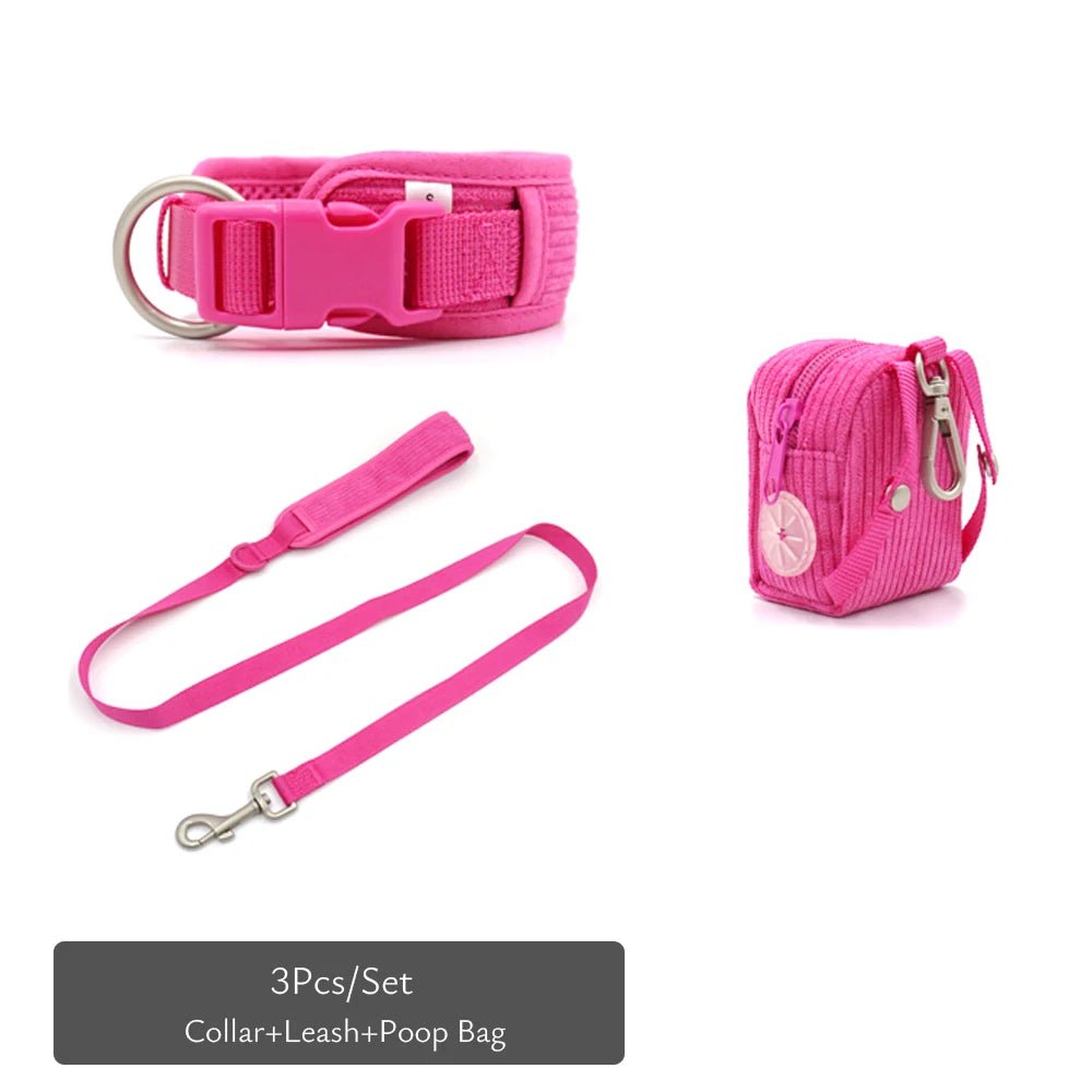 Personalized Reflective Dog Collar & Leash Set ATHLEXES