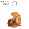 Heartfelt Dog Angel Pendant Keychain ATHLEXES