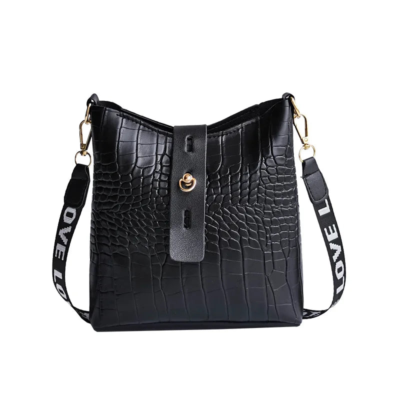 Crocodile Luxe Crossbody Handbag for Women ATHLEXES