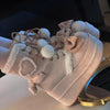 Chic Winter Lolita Mid-Calf Snow Boots with Bowknots ATHLEXES