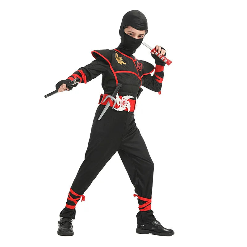 Ninja Warrior Deluxe Costume with Accessories for Kids ATHLEXES