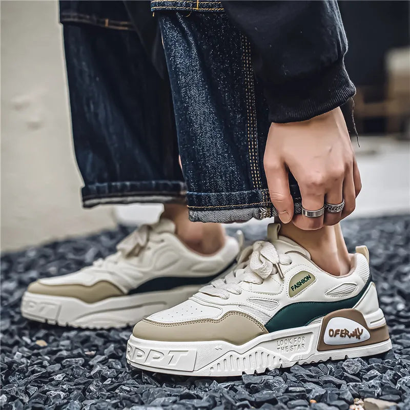 Luxury Casual Lace-Up Walking Sneakers for Men ATHLEXES