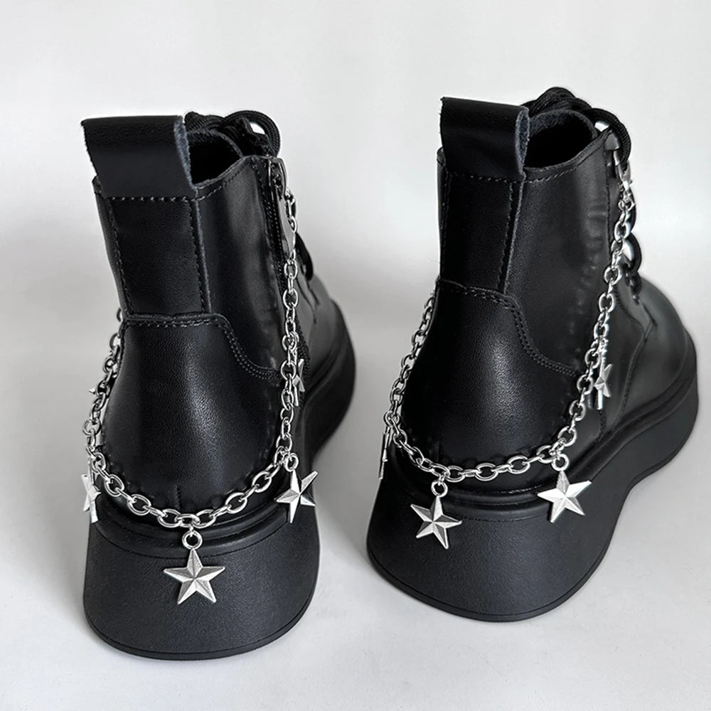 Pearl Charm Metal Shoe Buckle Chain Decorations ATHLEXES